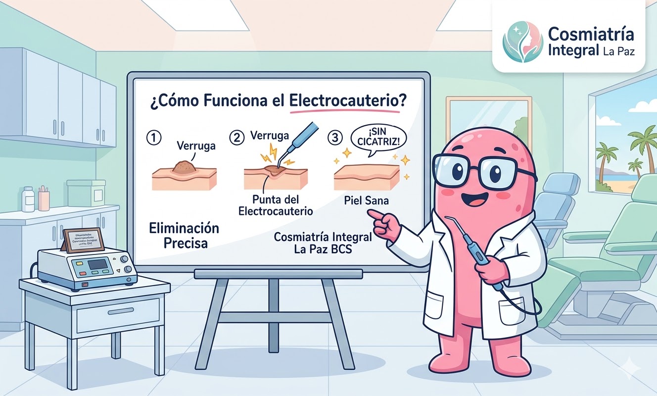 Eliminar verrugas en una sesión con electrocauterio en La Paz BCS
